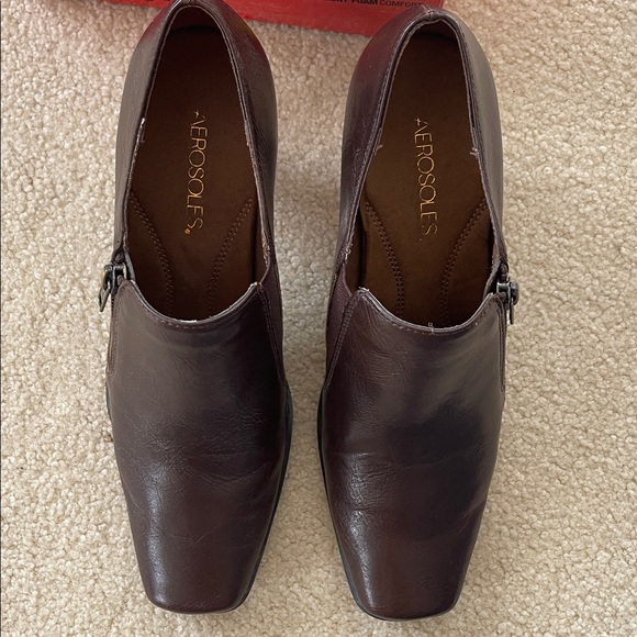 AEROSOLES Chocolate Heeled Boots - Picture 5 of 16